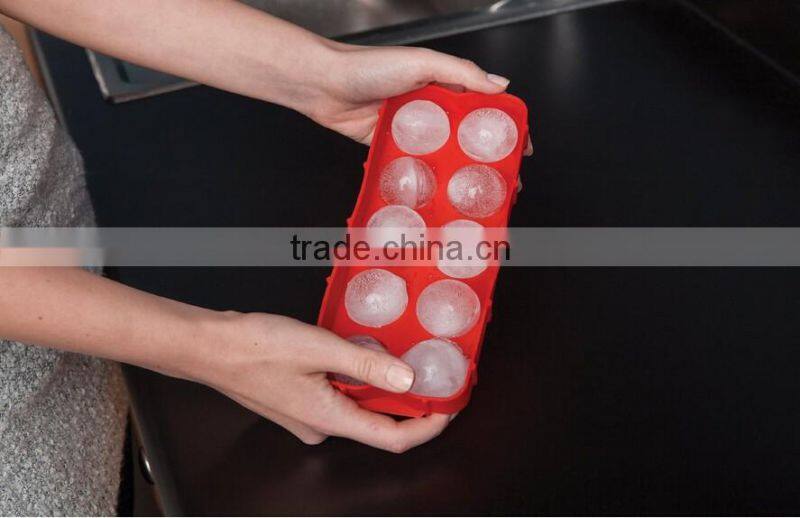 Silicone Cannonball Ice Ball Mold Tray