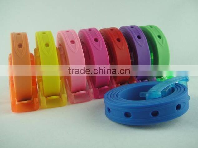 HOT SALE COLORFUL SILICONE BELT, RUBBER LADY BELT, ADULT BELT