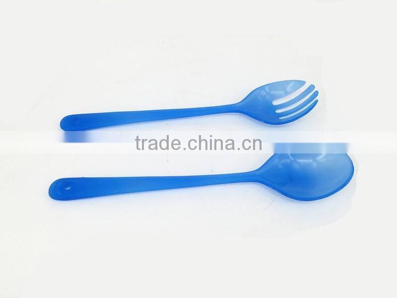 4sets PP plastic flower shape bbq picnic set with spoon and fork