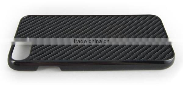 High quality real 3K twill 3D carbon fiber plate cell phone case for iPhone 7