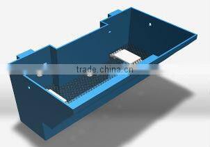 2015 new design vertical garden modules hanging wall pot for fence