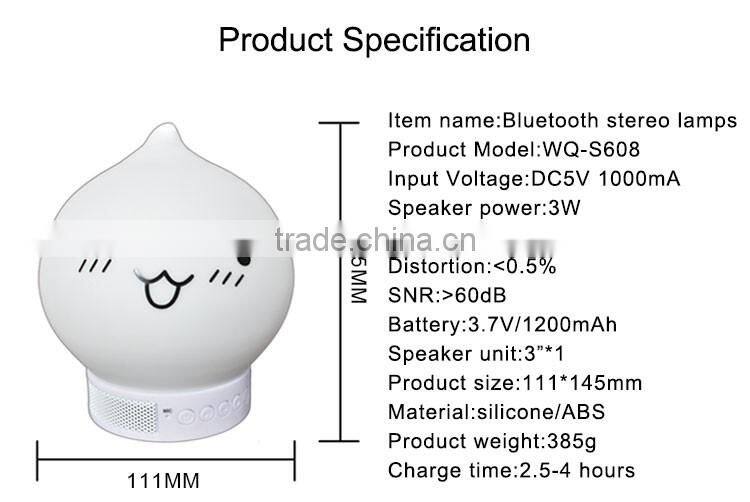 Low price LED light smart touch lamp with bluetooth speaker smart touch lamp