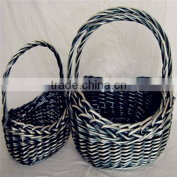 2016 new design cheap cane basket from linyi lucky hadicraft factory
