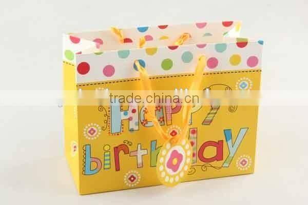 Foldable Gift Bag With Card / Shopping Paper Bag