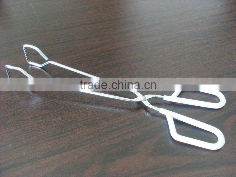 wire iron food tong/bbq tools/stainless food tong