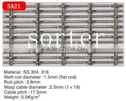 high quality wall drapery mesh for building material