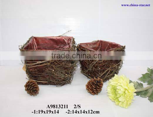 wholesale wicker baskets for plants