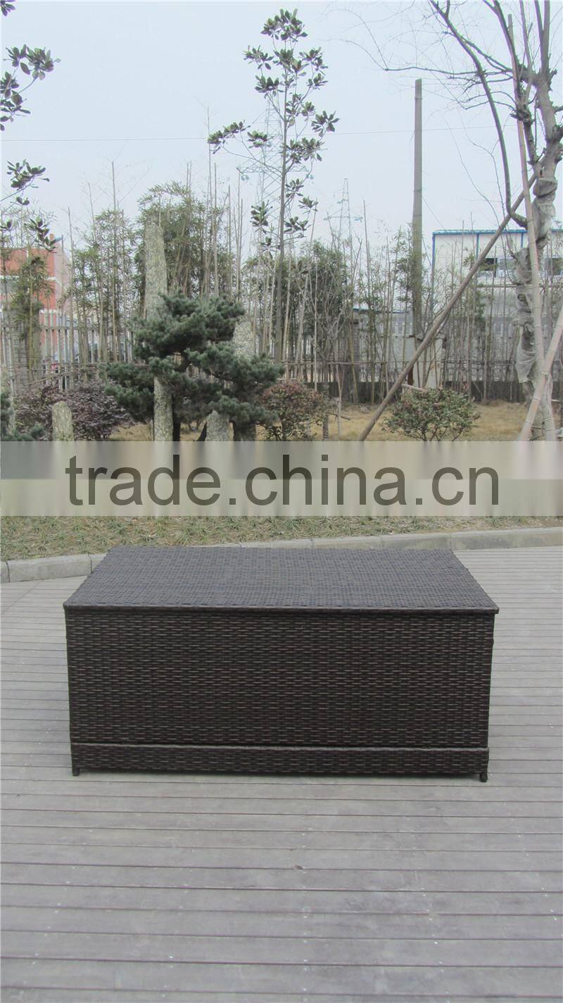 KD Aluminum Outdoor Furniture Rattan Storage Boxs With Air