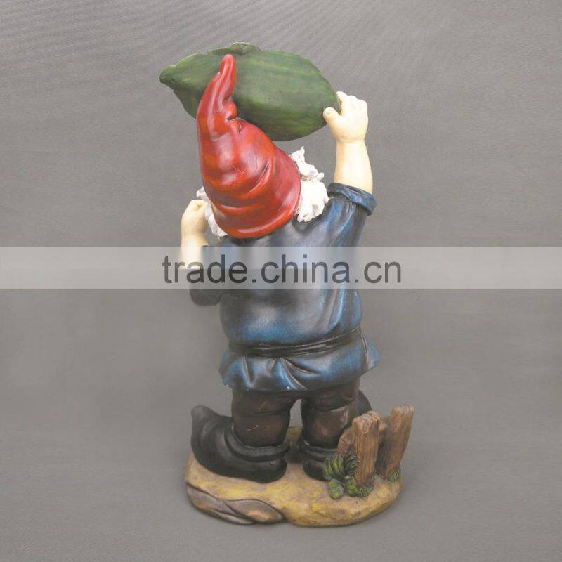 Polyresin Garden Dwarfs,Resin Garden The Seven Dwarfs,Rein Gnome Statues for Garden Decor
