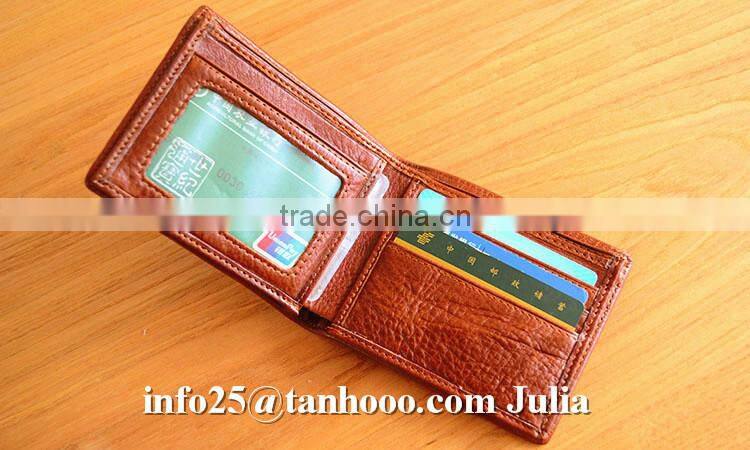 High quality genuine leather wallet/ travel wallet/men wallet