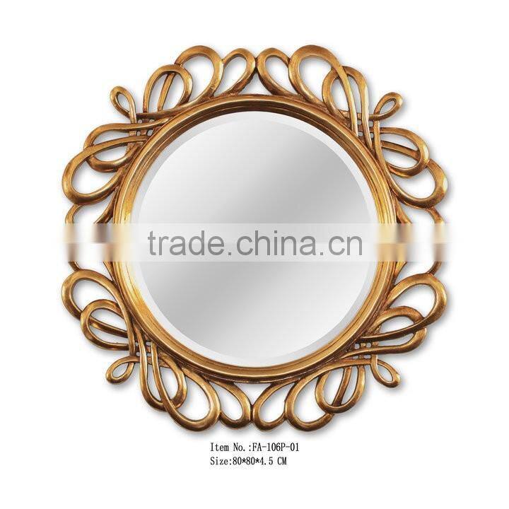 Round Decorative wall mirror for hotel living room FA-110P-01