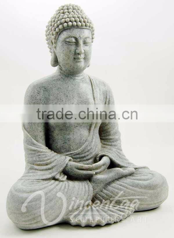 Asia fengshui outdoor zen garden hand carved marble reclining statue of the buddha