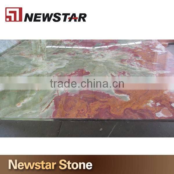 Polished marble dark green onyx marble tile