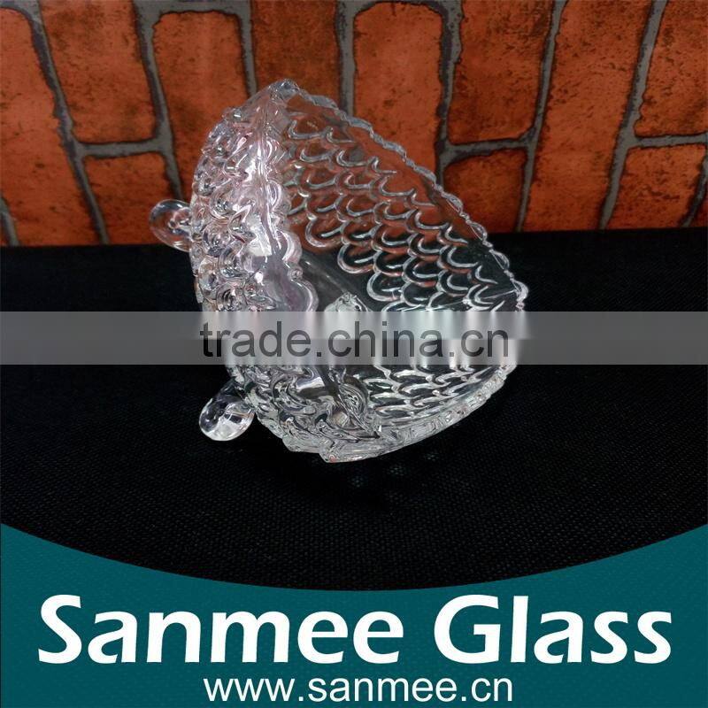 Triangle Fish Scales Glass Ice Cream Cup