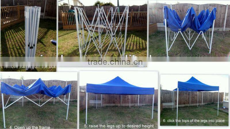 Super Fully Waterproof 3x3m Gazebo With 4 sides and carry bag