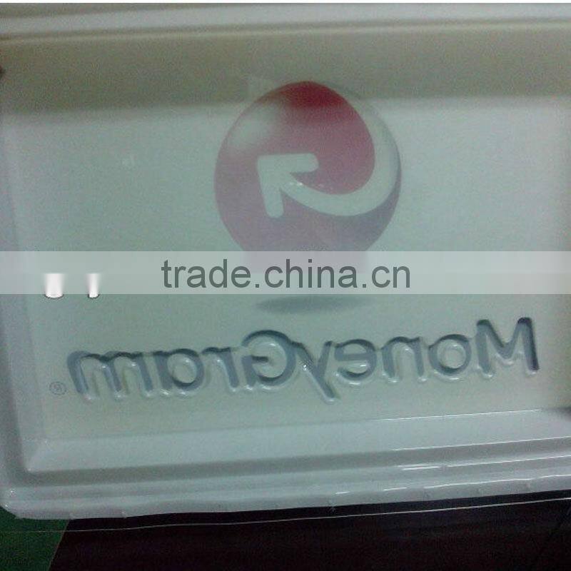 advertising sign box,plastic advertise lamp shade
