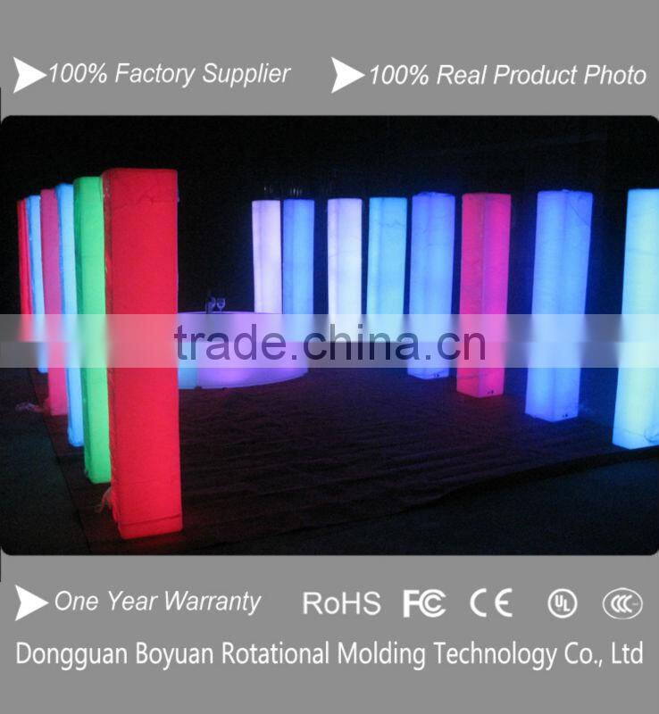 16 coloring changing wholesale led wending decoration bar column