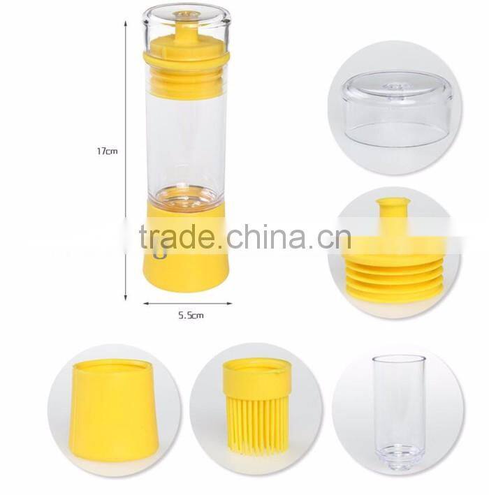 Multifunction brush /Multifunction bottle with silica gel head