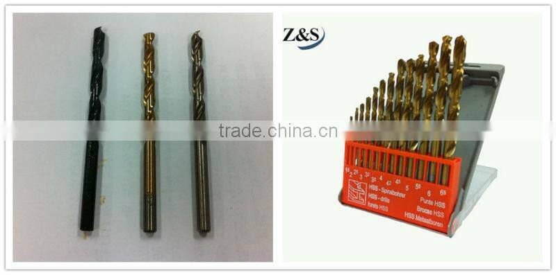 DIN 338 standard HSS twist drill set, union twist drill