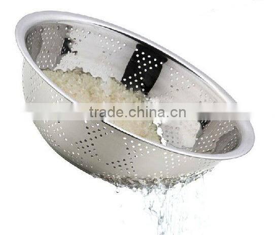 20cm to 36cm Hot Stainless Steel Colander Set/Rice Colander