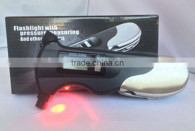 Multifunction Auto Emergency Tools, Safety hammer & LED light & knife