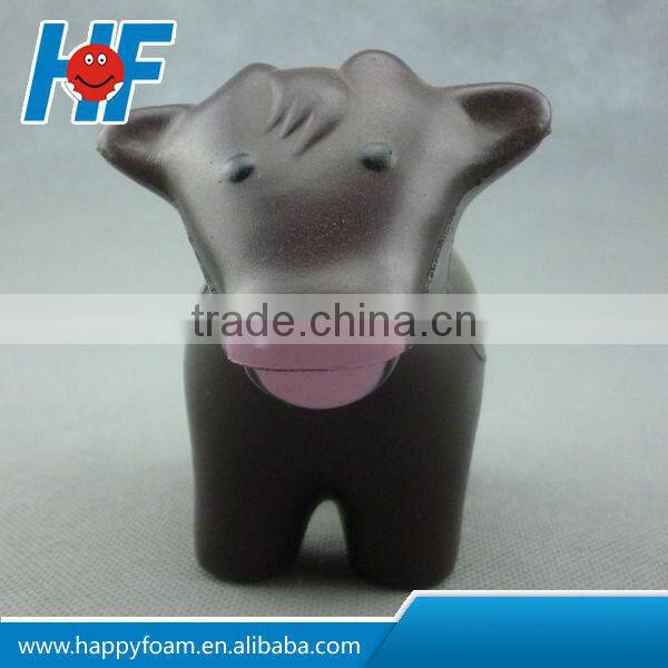 pu promotional cheap gifts animal shaped stress ball