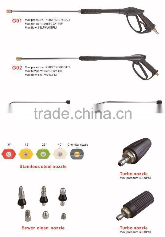 13HP 250Bar 3600PSI high pressure gasoline engine washer