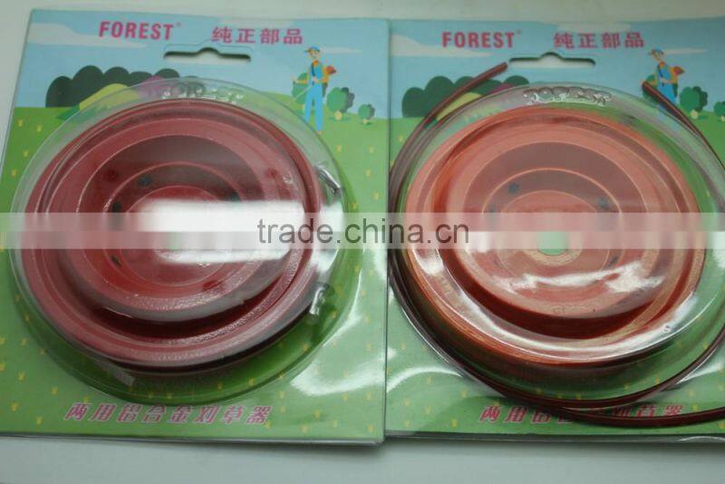 petro/gas power source multi-function manual nylon trimmer head