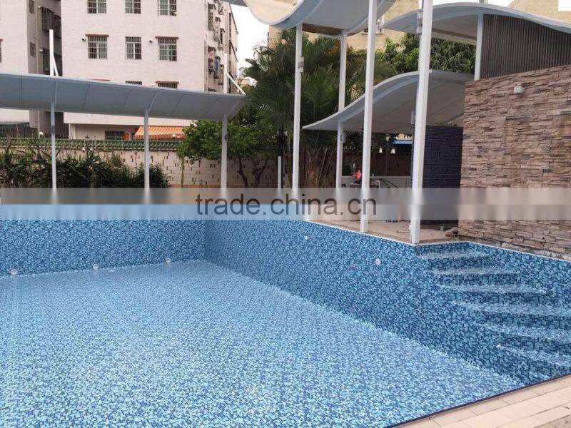 Blue/Blue&White/Mosaic 2mm swimming pool and pond liner