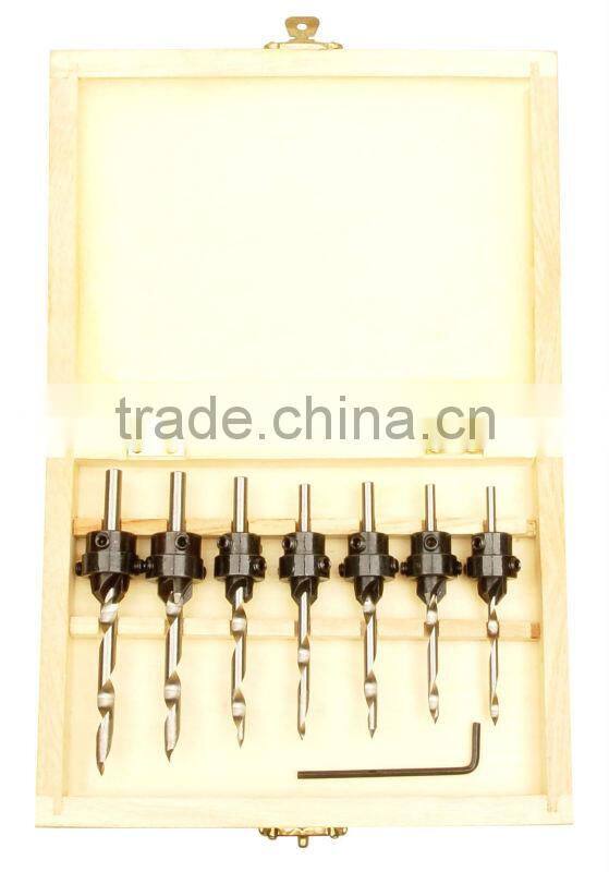 22pc Countersink Drill Bit Set