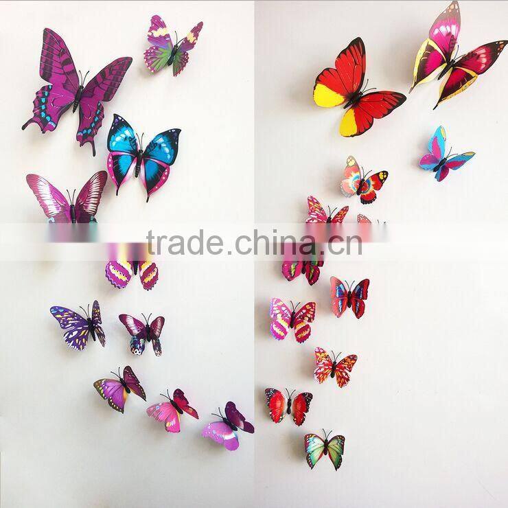 3D Butterfly Wall Sticker 12pcs/Set Decor Sticker