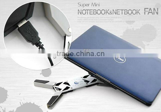 Folding 2-Fans USB Notebook Air Cooling