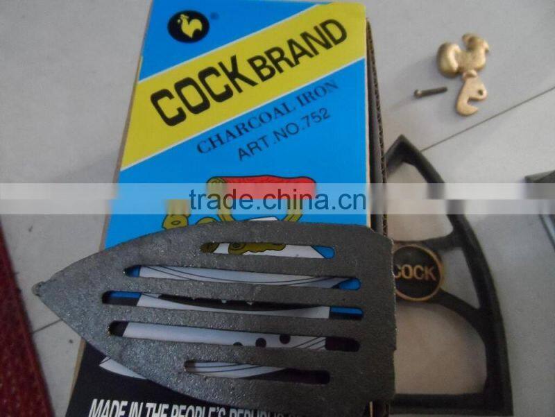 CHARCOAL IRON 752 FOR AFRICA COCK BRAND/Low Price Charcoal Iron