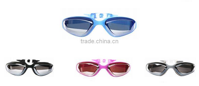 One piece wide lens good anti glare under beach swimming goggle