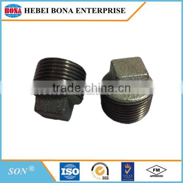 Galvanized pipe fittings plug with high quality