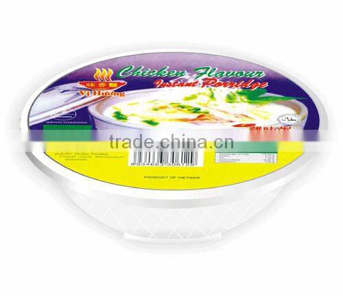DELICIOUS & QUALITY CHICKEN FLAVOUR INSTANT BOWL PORRIDGE 50g - Thien Huong Food JSC