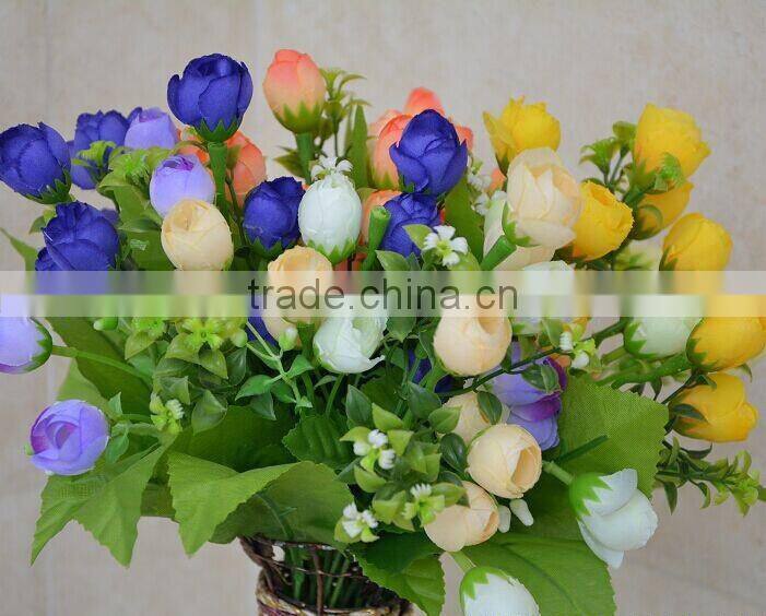 Wholesale cheap white small artificial flowers for sale