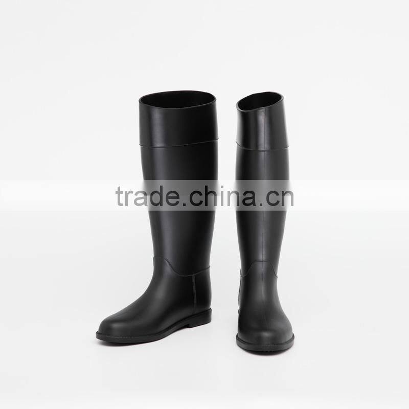 PVC upper EVA insole footbed waterproof classic horse riding luxury europe style outdoor use tall boot women wellies