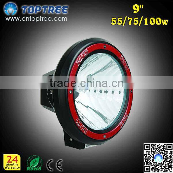 Black Ring 100w xenon auxiliary lights for auto lighting system