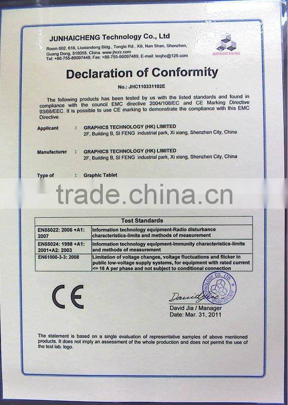 hot seller 2048 levels 8*6" professional graphics