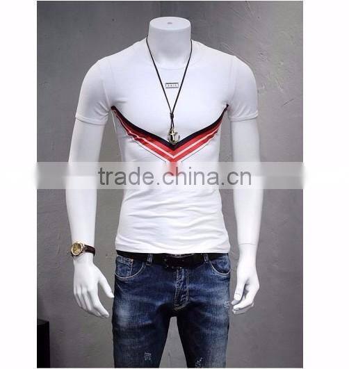 Men t shirt, short sleeve, 100% polyester, custom t-shirt printing
