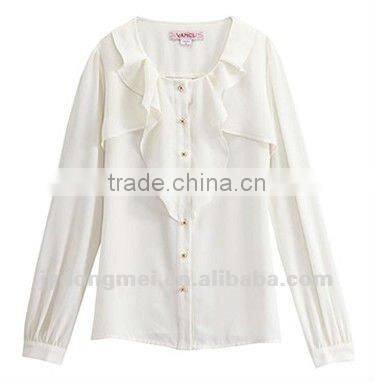 women elegant chiffon shirt