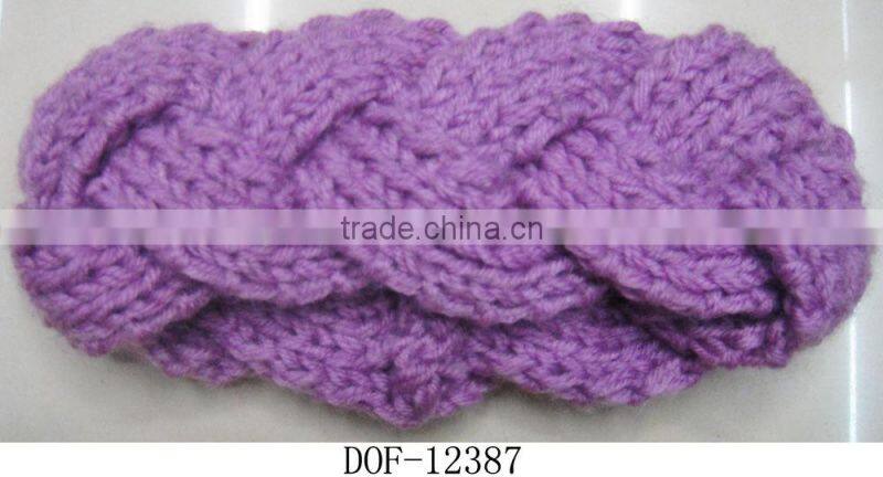 Fashion new Hot designer crochet acrylic braided headband