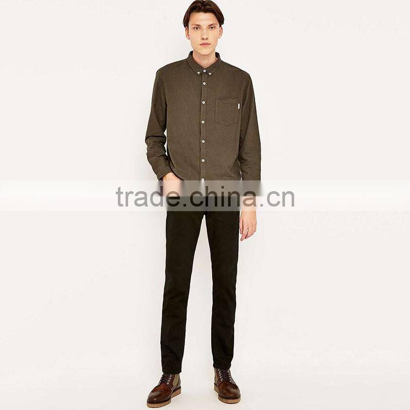 Mens casual shirt 2014 new style custom 100% polyester dress shirts for men