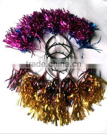 Christmas series toys soft plush hairband Cute snowman & Santa Claus hair jewelry for 2016 Christmas promotion gifts