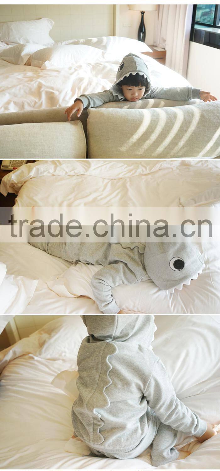 Super adorable dinosaur kid zip sweater boy children clothing sets wholesale China