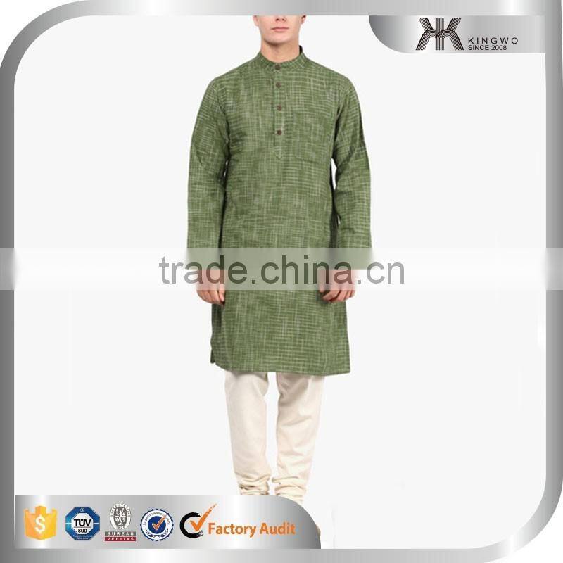 Long Shirt 100%Cotton Latest Man Top OEM Wears Men's Clothing