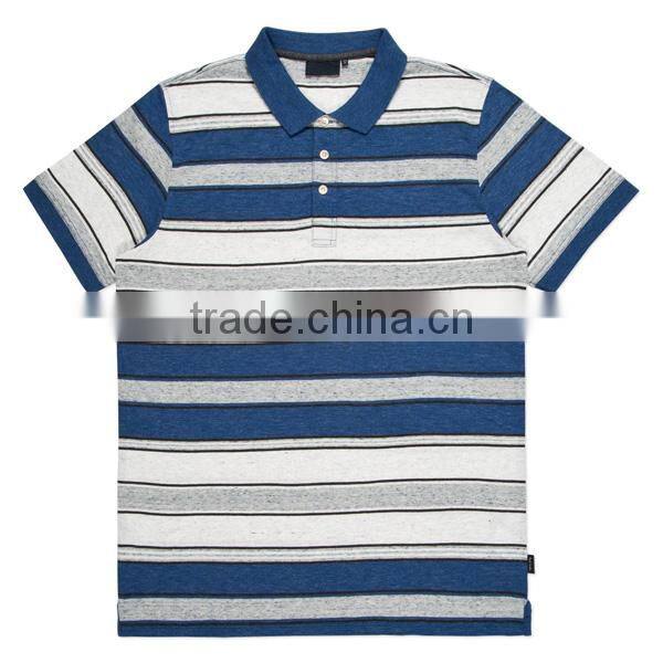 xxxl knit collars for stripe polo shirt