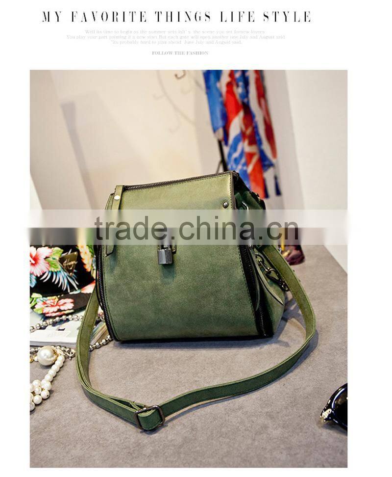 High Quality PU Leather Women Crossbody Bags Fashion Scrub Leather Shoulder Messenger Bag