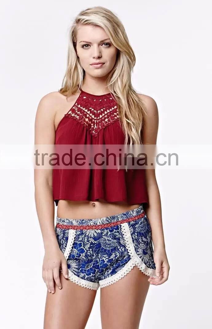 Fashion women t-shirts Summer women blouses and sleeveless tops wholesale women clothing 2017